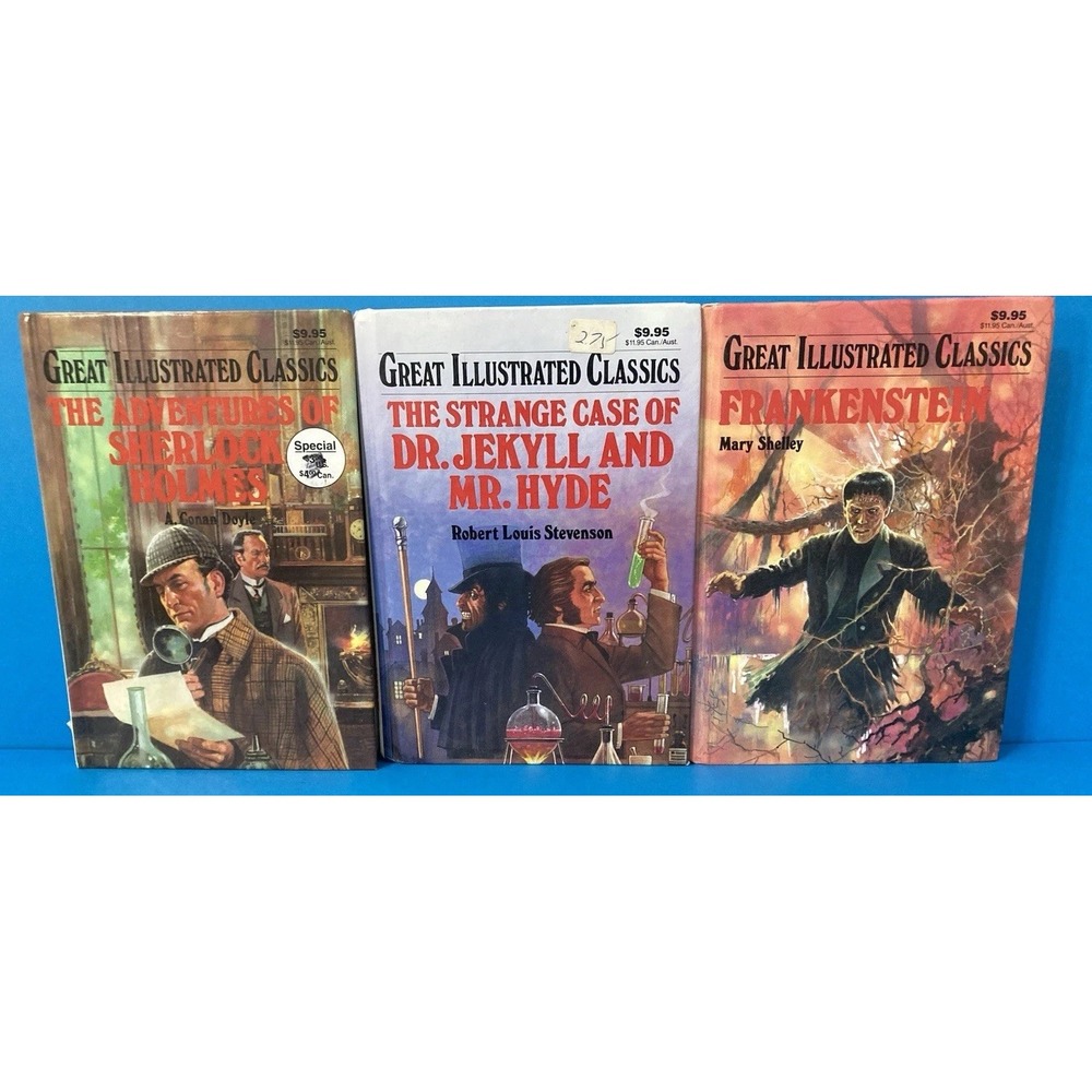 Great Illustrated Classics Bundle - Sherlock Holmes, Frankenstein, Jekyll & Hyde